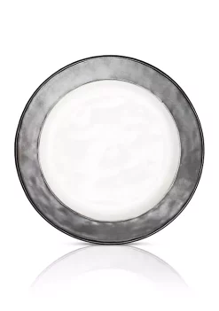 Outlet 🛒 Juliska Emerson White/Pewter Dinner Plate 🛒