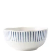 Brand new ✨ Juliska Sitio Stripe Indigo Cereal/Ice Cream Bowl 🥰