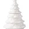 New 🔥 Juliska Berry & Thread Whitewash 🔔 Christmas Tree Cookie Jar ❤️