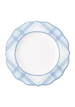 Best Pirce 😀 Juliska Chambray Tartan Dinner Plate 🎉 -Juliska store Belk 1151