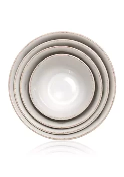 Best Sale 🎉 Juliska Berry & Thread Whitewash Nesting Prep Bowls 🎁