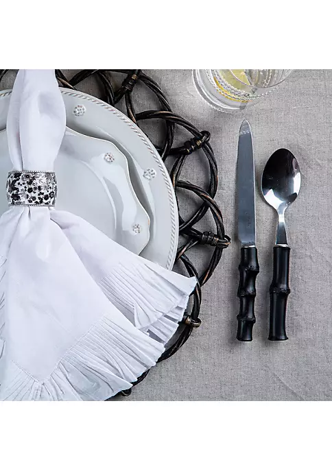 Outlet 🥰 Juliska BAMBOO FLATWARE - BLACK 🤩 3 Outlet 🥰 Juliska BAMBOO FLATWARE - BLACK 🤩 - Image 3
