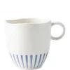 New ❤️ Juliska Sitio Stripe Indigo Mug 🎉