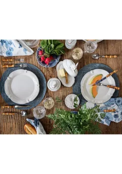 Top 10 🔥 Juliska Berry & Thread Whitewash Flared Dinner Plate 🎁 -Juliska store Belk 130