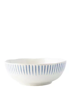 Buy 🎉 Juliska Sitio Stripe Indigo Coupe Bowl 🔔 -Juliska store Belk 1334