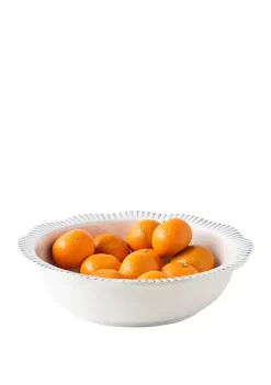 Hot Sale 🤩 Juliska Sitio Stripe Indigo 12 in Serving Bowl 😍 -Juliska store Belk 1423