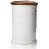 Best Sale 🎁 Juliska Berry & Thread Whitewash Canister with Wooden Lid 🌟