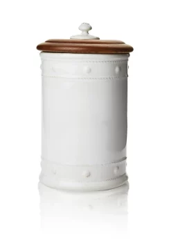 Best Sale 🎁 Juliska Berry & Thread Whitewash Canister with Wooden Lid 🌟