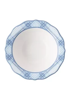 Coupon 💯 Juliska Chambray Tartan Serve Bowl ✔️ -Juliska store Belk 1433