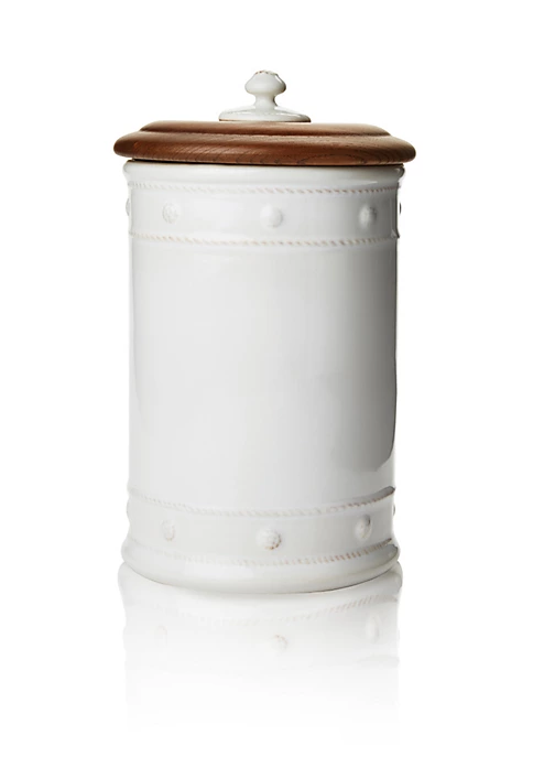 Best Sale ๐ Juliska Berry & Thread Whitewash Canister with Wooden Lid ๐ 2 Best Sale ๐ Juliska Berry & Thread Whitewash Canister with Wooden Lid ๐ - Image 2