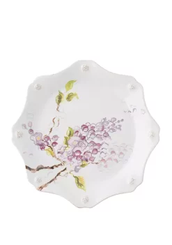 Cheapest 💯 Juliska Berry & Thread Floral Sketch Wisteria Dessert or Salad Plate 💯