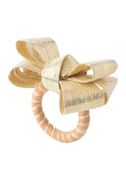 Deals 🌟 Juliska Tuxedo Gold Napkin Ring 👏 -Juliska store Belk 155