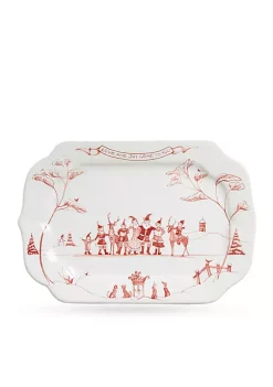 Brand new โ๏ธ Juliska Winter Frolic Ruby Love and Joy Gift Tray ๐