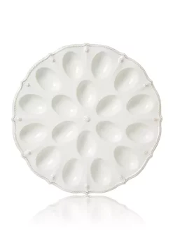 Wholesale 💯 Juliska Berry & Thread Whitewash Deviled Egg Platter 🌟 -Juliska store Belk 22