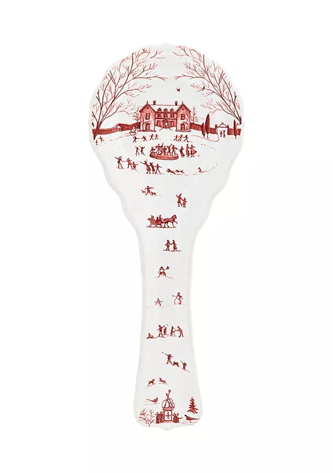 Discount 🎁 Juliska Country Estate Winter Frolic Ruby Spoon Rest 🎁 3 Discount 🎁 Juliska Country Estate Winter Frolic Ruby Spoon Rest 🎁 - Image 3