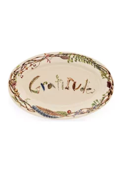 Best Sale 🔔 Juliska Forest Walk Gratitude 15 Inch Platter 😉