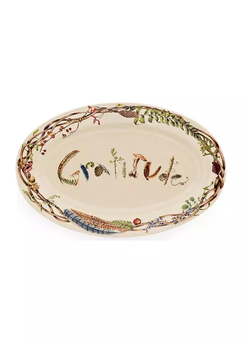 Best Sale ๐ Juliska Forest Walk Gratitude 15 Inch Platter ๐ 2 Best Sale ๐ Juliska Forest Walk Gratitude 15 Inch Platter ๐ - Image 2
