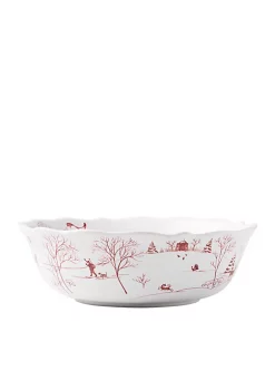 Best reviews of 💯 Juliska Country Estate Winter Frolic Ruby Serving Bowl ⌛ -Juliska store Belk 295