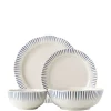 Deals ✨ Juliska Sitio Stripe Indigo 4 Piece Place Setting 😀