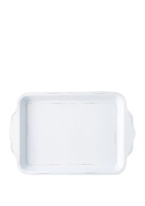 Brand new 👏 Juliska Berry and Thread Melamine Whitewash 24 in Handled Tray ✔️ 1 Brand new 👏 Juliska Berry and Thread Melamine Whitewash 24 in Handled Tray ✔️