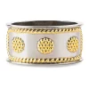 Coupon 👏 Juliska Berry & Thread Gold/Silver Napkin Ring 😉
