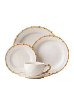 Best deal ⭐ Juliska Classic Bamboo Natural 5 Piece Place Setting 💯