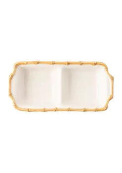 Coupon 🧨 Juliska BAMBOO TWO SECTION SERVER 😀 -Juliska store Belk 365