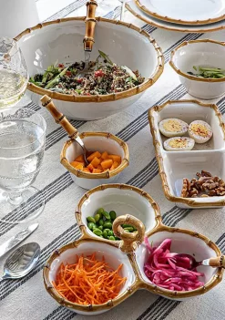 Coupon 🧨 Juliska BAMBOO TWO SECTION SERVER 😀 -Juliska store Belk 367