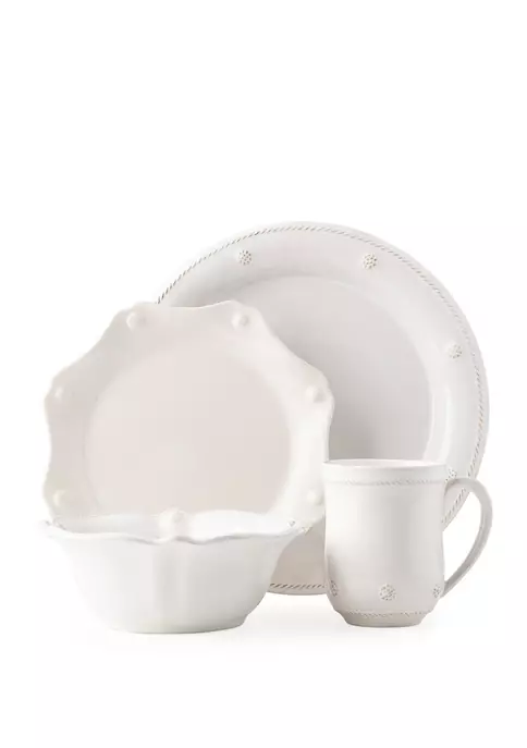 New 🥰 Juliska Berry & Thread Whitewash 4 Piece Place Setting ✔️ 2 New 🥰 Juliska Berry & Thread Whitewash 4 Piece Place Setting ✔️ - Image 2