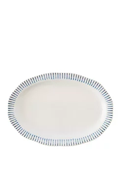 Promo 🎁 Juliska Sitio Stripe Indigo 17 in Serving Platter 👏