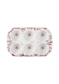 Hot Sale 😍 Juliska WINTER FROLIC MUFFIN DISH 🥰 -Juliska store Belk 444