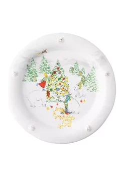 Top 10 ⭐ Juliska Berry & Thread North Pole Cocktail Plates, Assorted Set of 4 🤩 -Juliska store Belk 464
