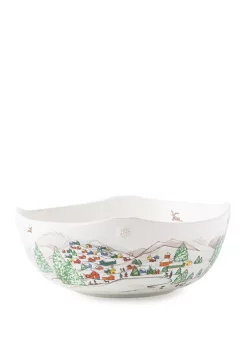 Coupon 🎉 Juliska 10 Inch Berry & Thread North Pole Serving Bowl 🌟 -Juliska store Belk 481