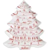 Wholesale 👍 Juliska Country Estate Winter Frolic Ruby Tree Platter 12 Days of 🎄 Christmas 👏