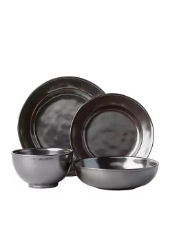 Best Pirce 🤩 Juliska Pewter Stoneware 4‑Piece Place Setting 🥰