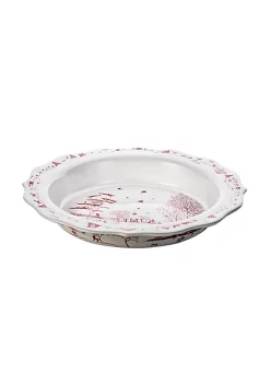 Best Sale 😍 Juliska WINTER FROLIC PIE DISH 🧨 -Juliska store Belk 520
