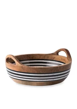 Brand new ✨ Juliska Stonewood Stripe Round Serving Bowl ✔️ -Juliska store Belk 569