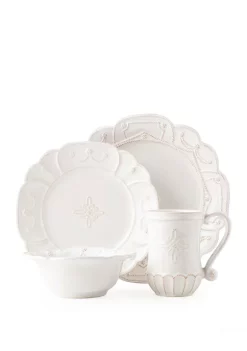 Cheap 👏 Juliska Jardins du Monde Whitewash 4 Piece Place Setting 🥰