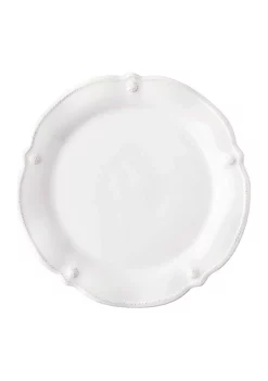 Hot Sale 🔥 Juliska Berry & Thread Whitewash Flared Cocktail Plate 👍 -Juliska store Belk 663