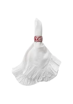 Outlet ๐ Juliska FIELD OF FLOWERS NAPKIN RING โจ 8 Outlet ๐ Juliska FIELD OF FLOWERS NAPKIN RING โจ -Juliska store Belk 666