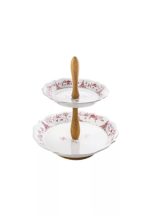Wholesale ✨ Juliska WINTER FROLIC TWO TIER SERVER ✔️ 2 Wholesale ✨ Juliska WINTER FROLIC TWO TIER SERVER ✔️ - Image 2