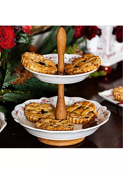 Wholesale ✨ Juliska WINTER FROLIC TWO TIER SERVER ✔️ 4 Wholesale ✨ Juliska WINTER FROLIC TWO TIER SERVER ✔️ - Image 4