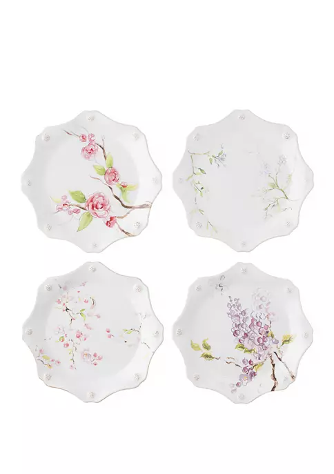 Top 10 π Juliska Berry & Thread Floral Sketch Assorted Set of 4 Dessert/Salad Plates β€οΈ 2 Top 10 π Juliska Berry & Thread Floral Sketch Assorted Set of 4 Dessert/Salad Plates β€οΈ - Image 2